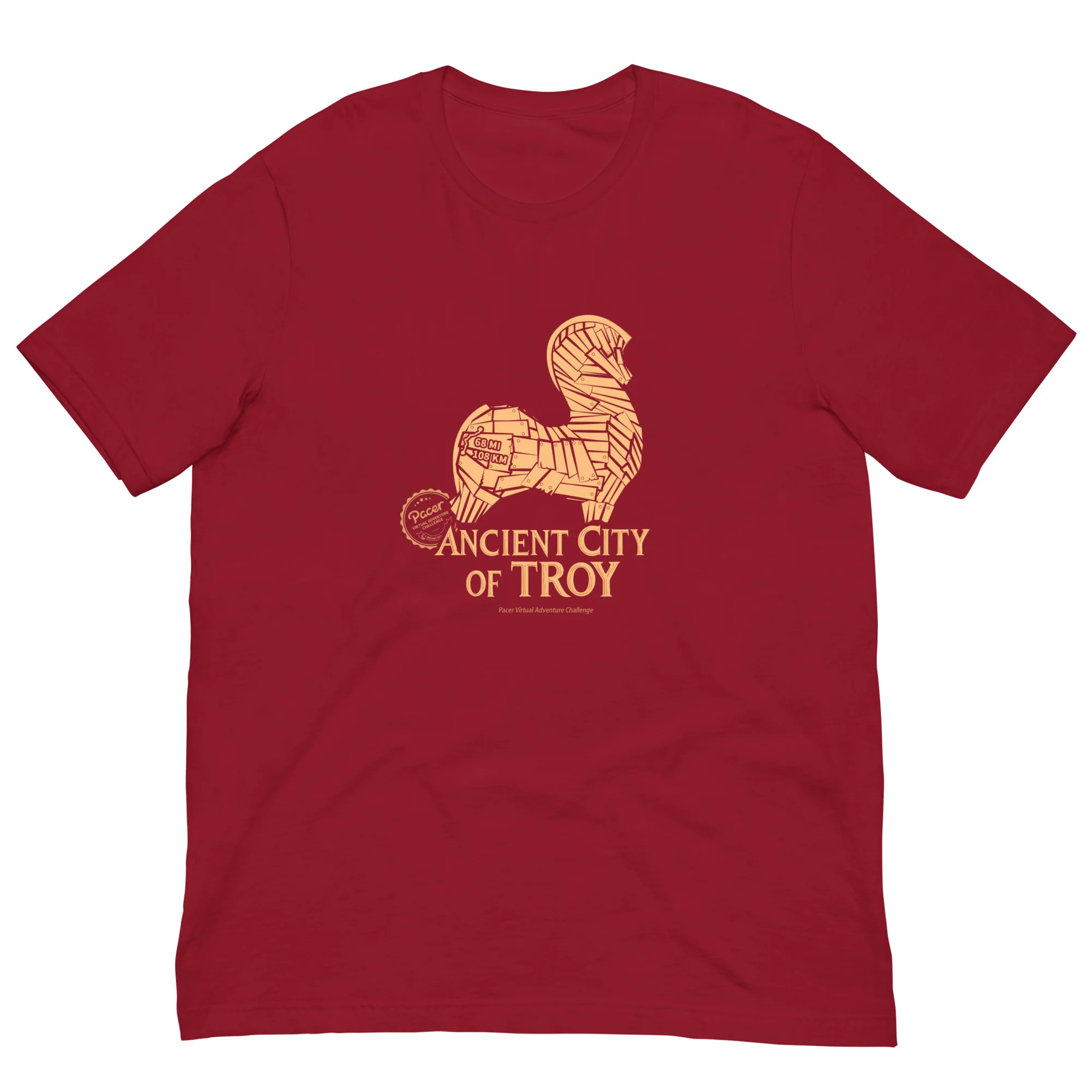 Ancient City of Troy Virtual Challenge Unisex t-shirt - Image 3
