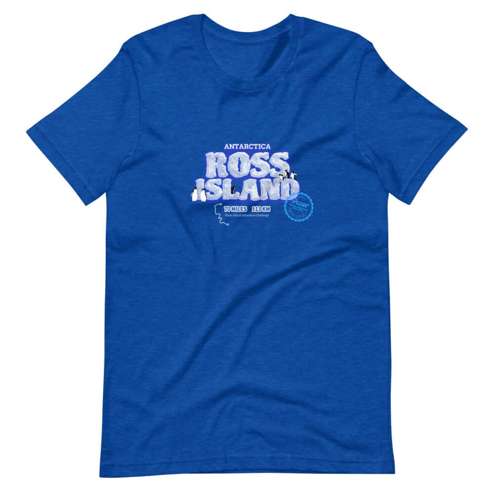 Antarctica Ross Island Virtual Challenge Unisex T-Shirt - Image 2