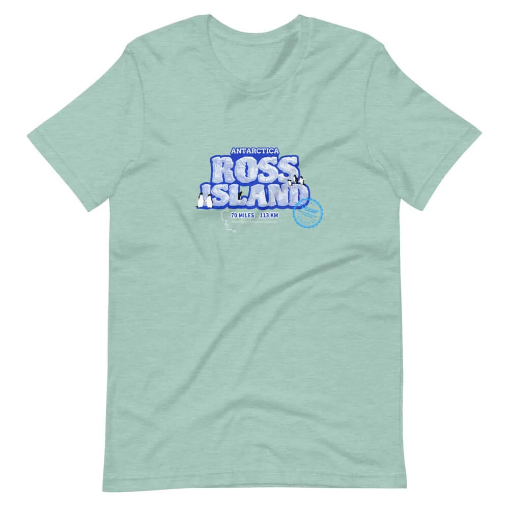 Antarctica Ross Island Virtual Challenge Unisex T-Shirt - Image 4