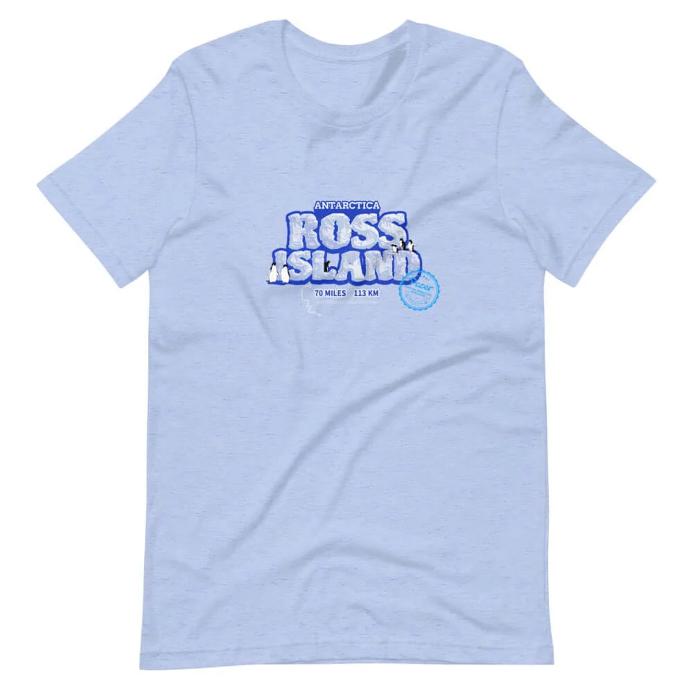 Antarctica Ross Island Virtual Challenge Unisex T-Shirt - Image 5