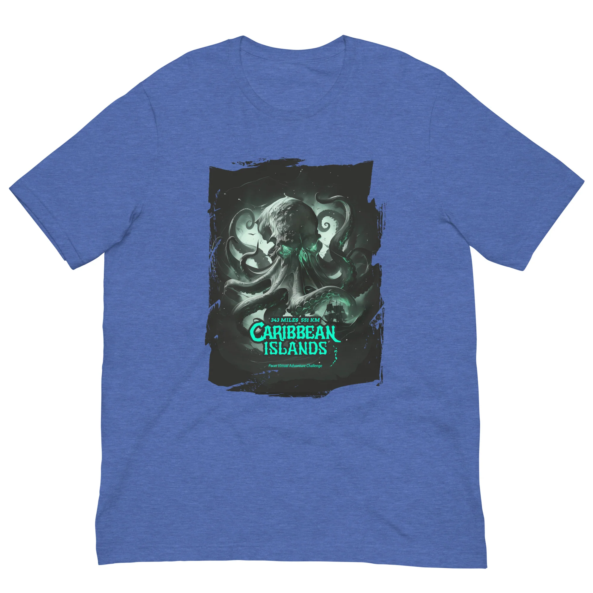 Caribbean islands Virtual Challenge Unisex t-shirt - Image 3