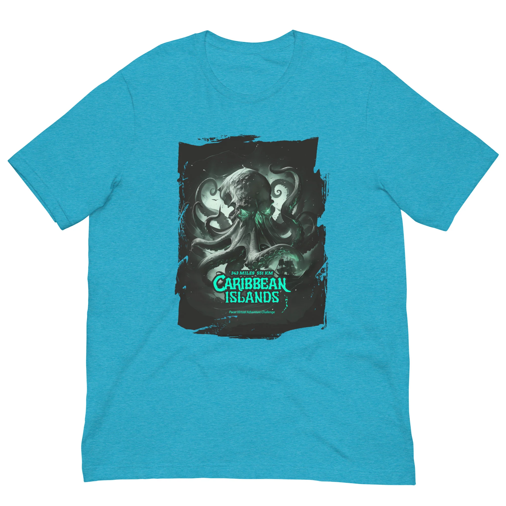 Caribbean islands Virtual Challenge Unisex t-shirt - Image 5