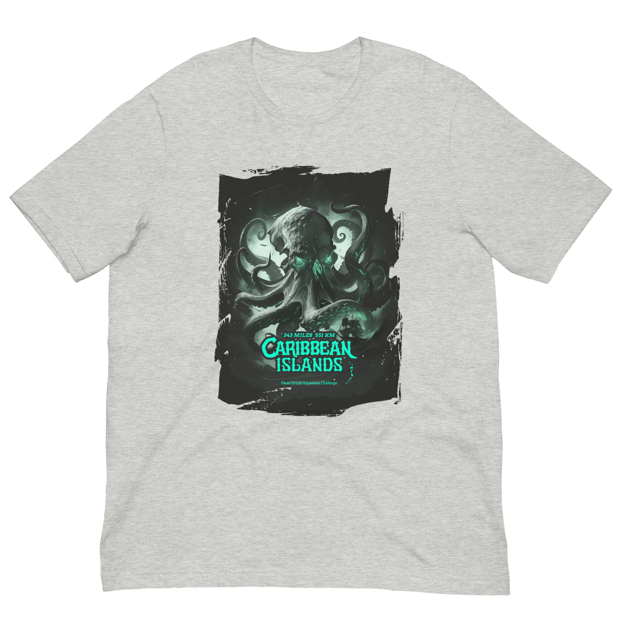 Caribbean islands Virtual Challenge Unisex t-shirt - Image 7