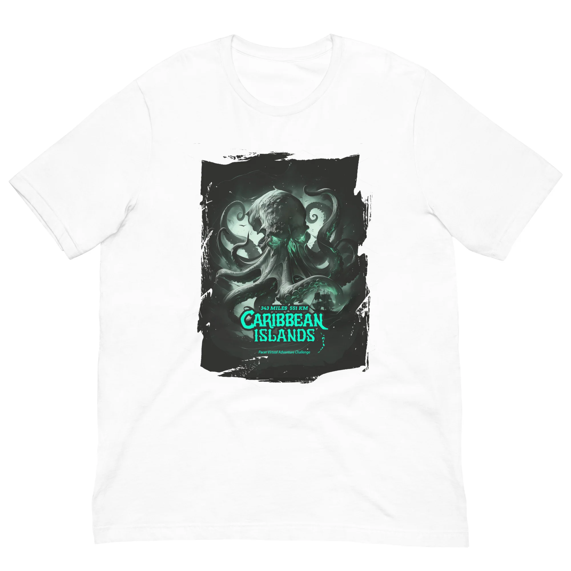 Caribbean islands Virtual Challenge Unisex t-shirt - Image 9