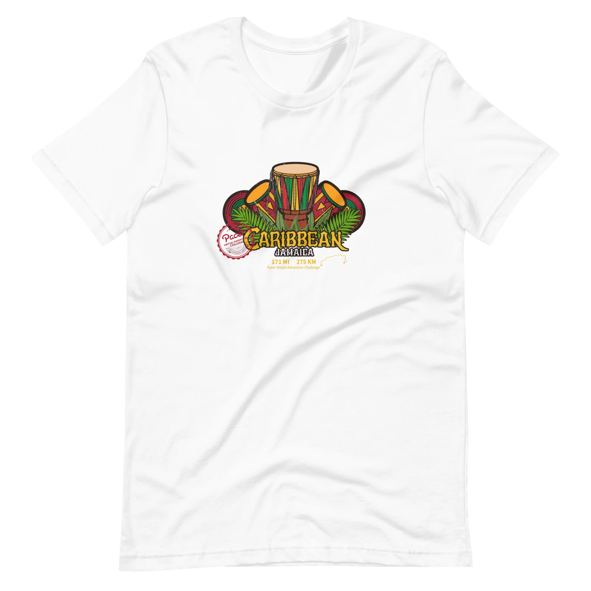 Caribbean Virtual Challenge - Jamaica Unisex t-shirt - Image 2