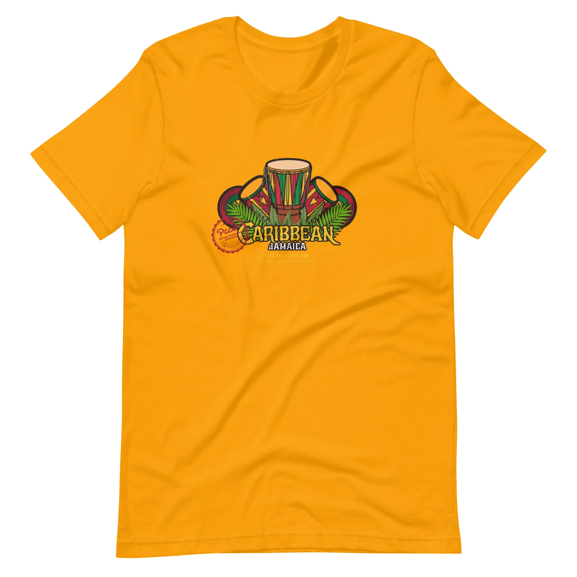 Caribbean Virtual Challenge - Jamaica Unisex t-shirt - Image 5