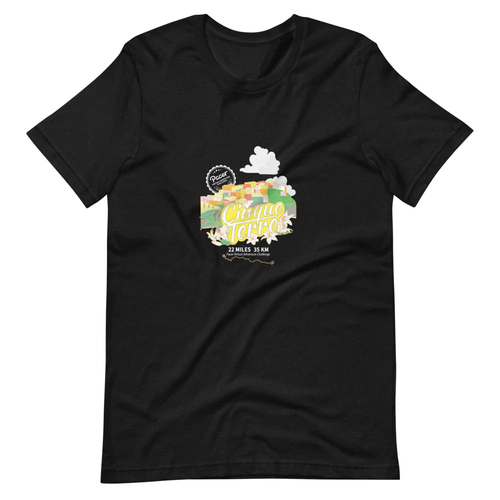 Cinque Terre Virtual Challenge unisex t-shirt - Image 2