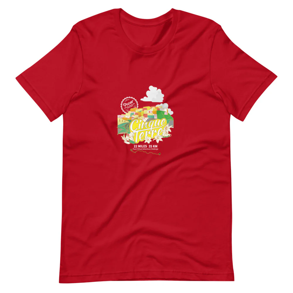 Cinque Terre Virtual Challenge unisex t-shirt - Image 3