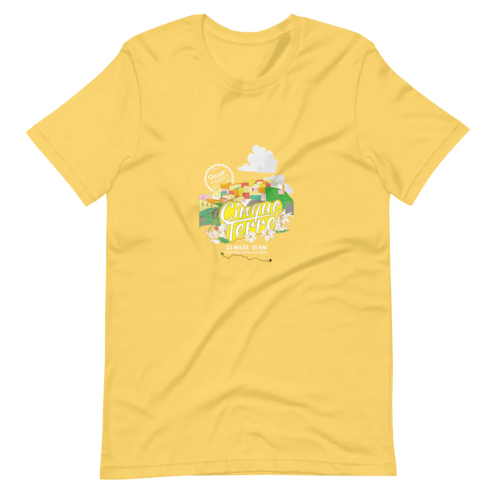 Cinque Terre Virtual Challenge unisex t-shirt - Image 6