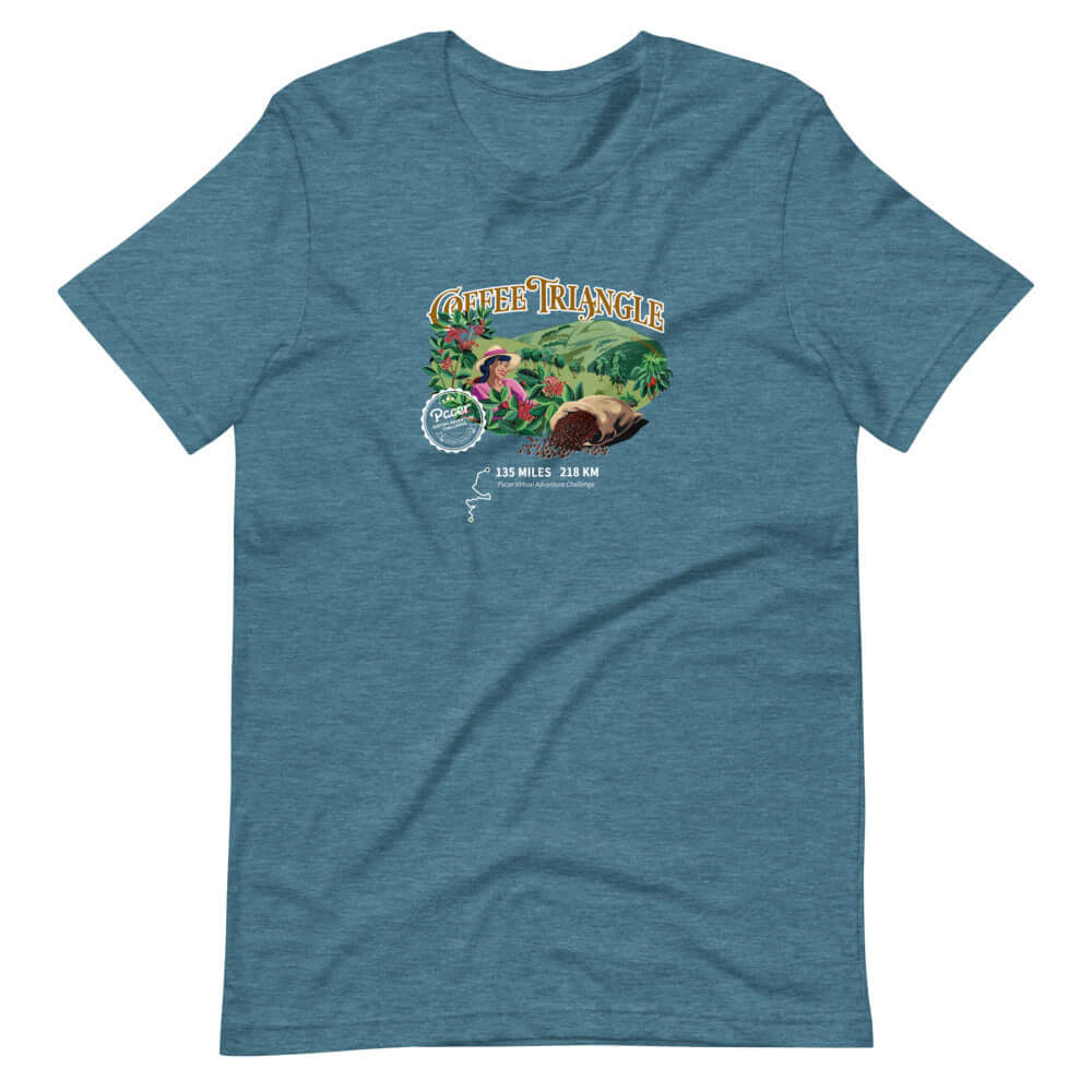 Coffee Triangle Virtual Challenge Unisex T-Shirt - Image 3
