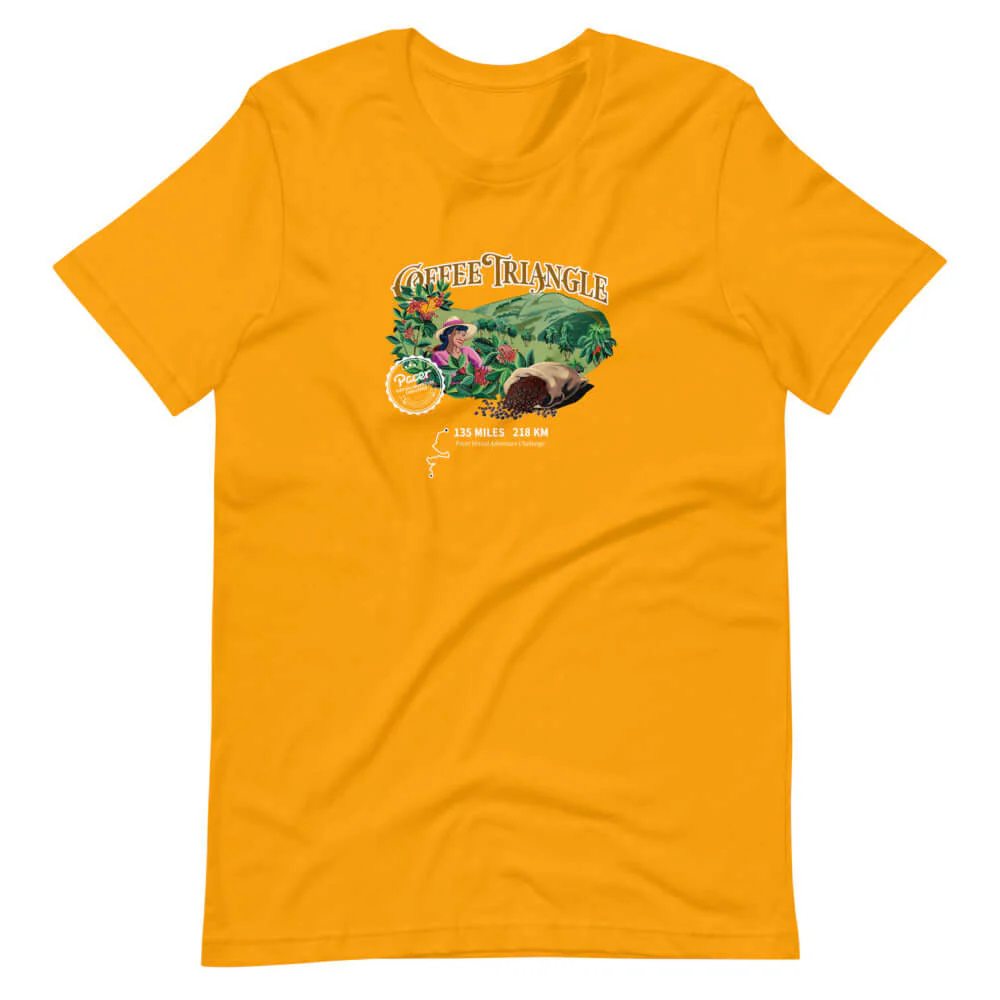 Coffee Triangle Virtual Challenge Unisex T-Shirt - Image 4