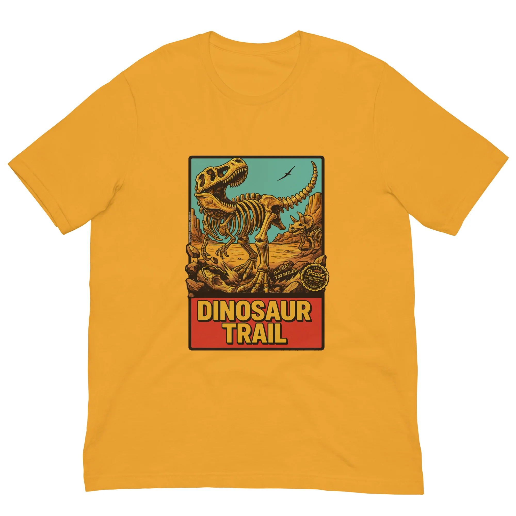 Dinosaur Trail Virtual Challenge Unisex t-shirt - Image 7
