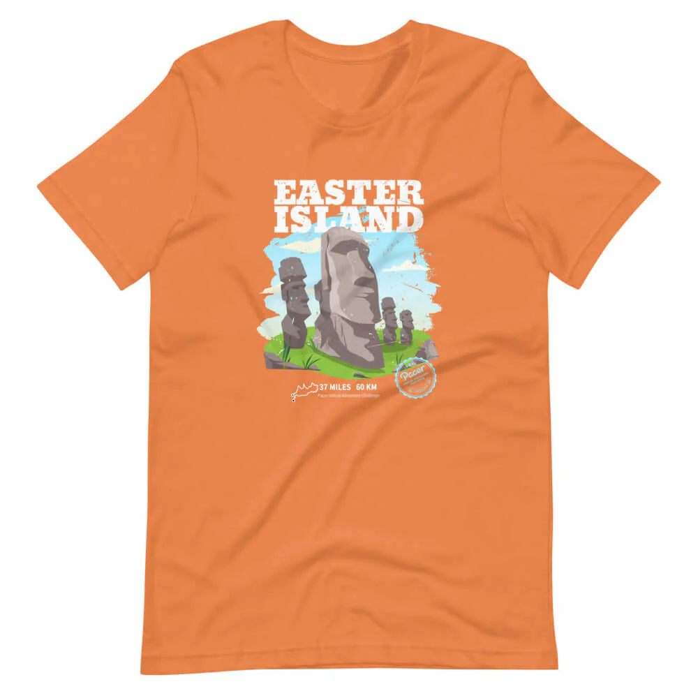 Easter Island Virtual Challenge Unisex T-Shirt - Image 3