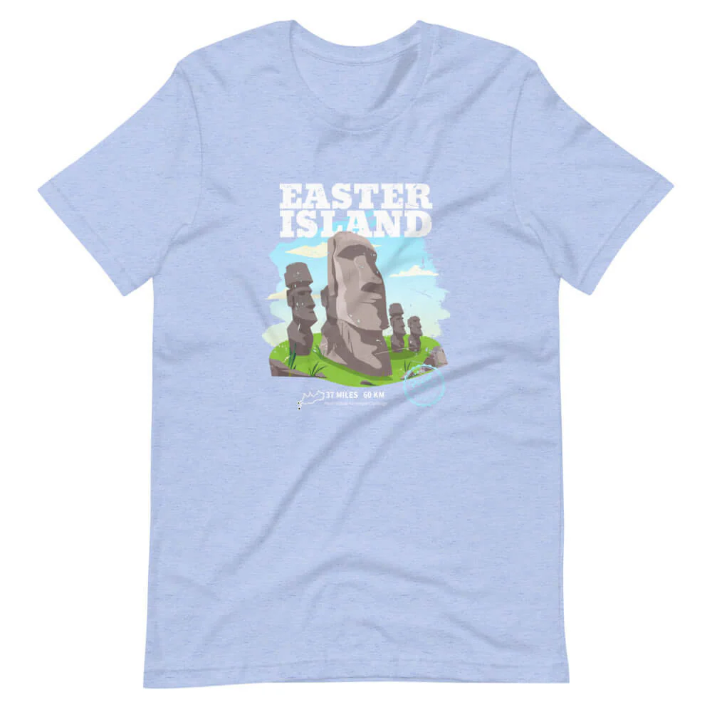 Easter Island Virtual Challenge Unisex T-Shirt - Image 4