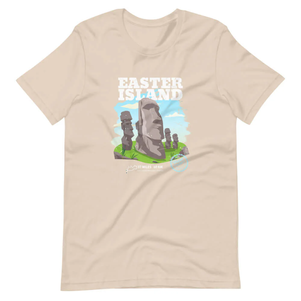 Easter Island Virtual Challenge Unisex T-Shirt - Image 5