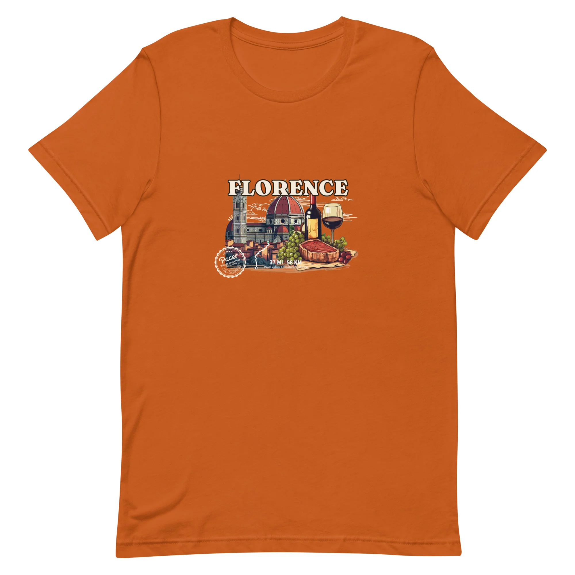 Florence Adventure Challenge Unisex t-shirt - Image 3