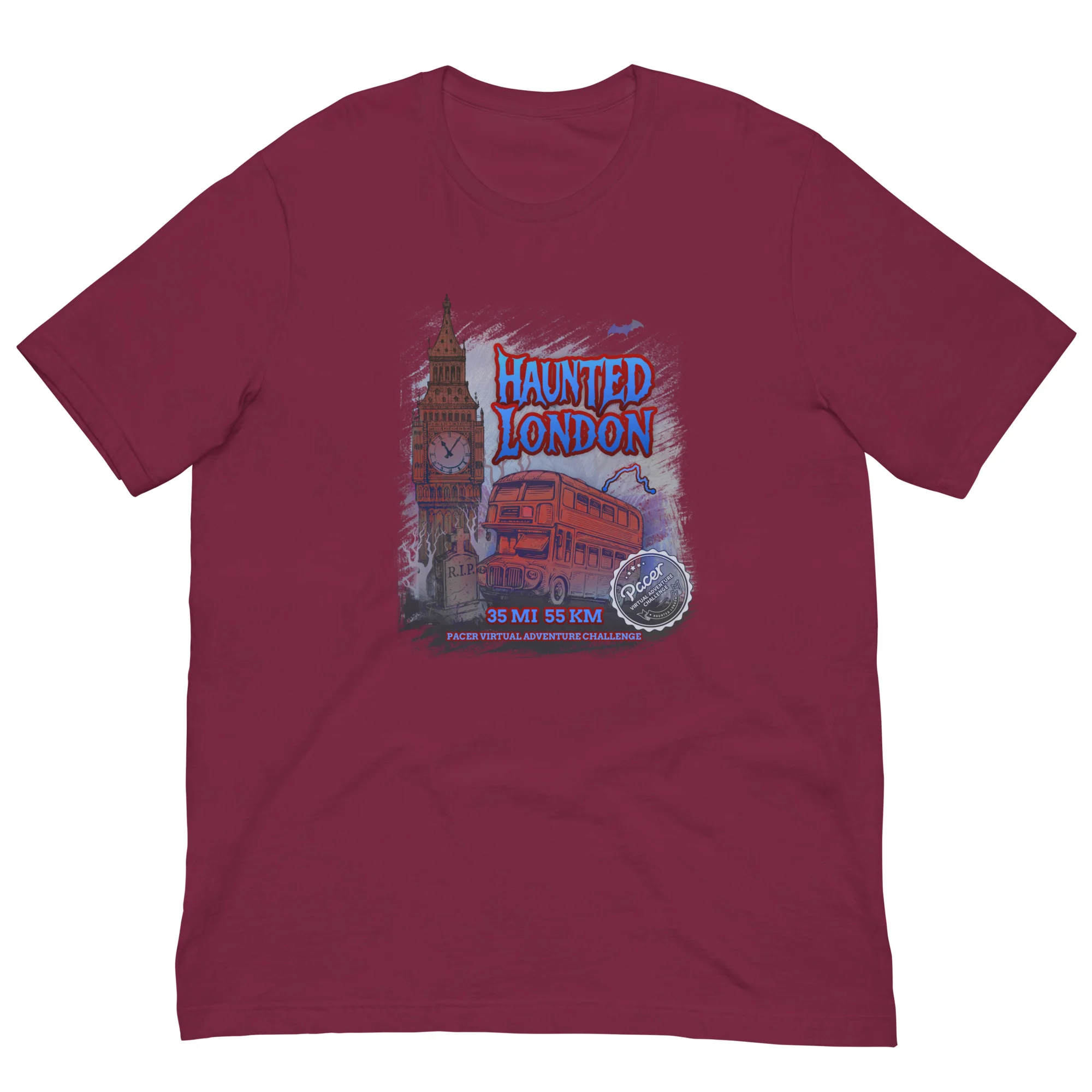 Haunted London Virtual Challenge Unisex t-shirt - Image 3