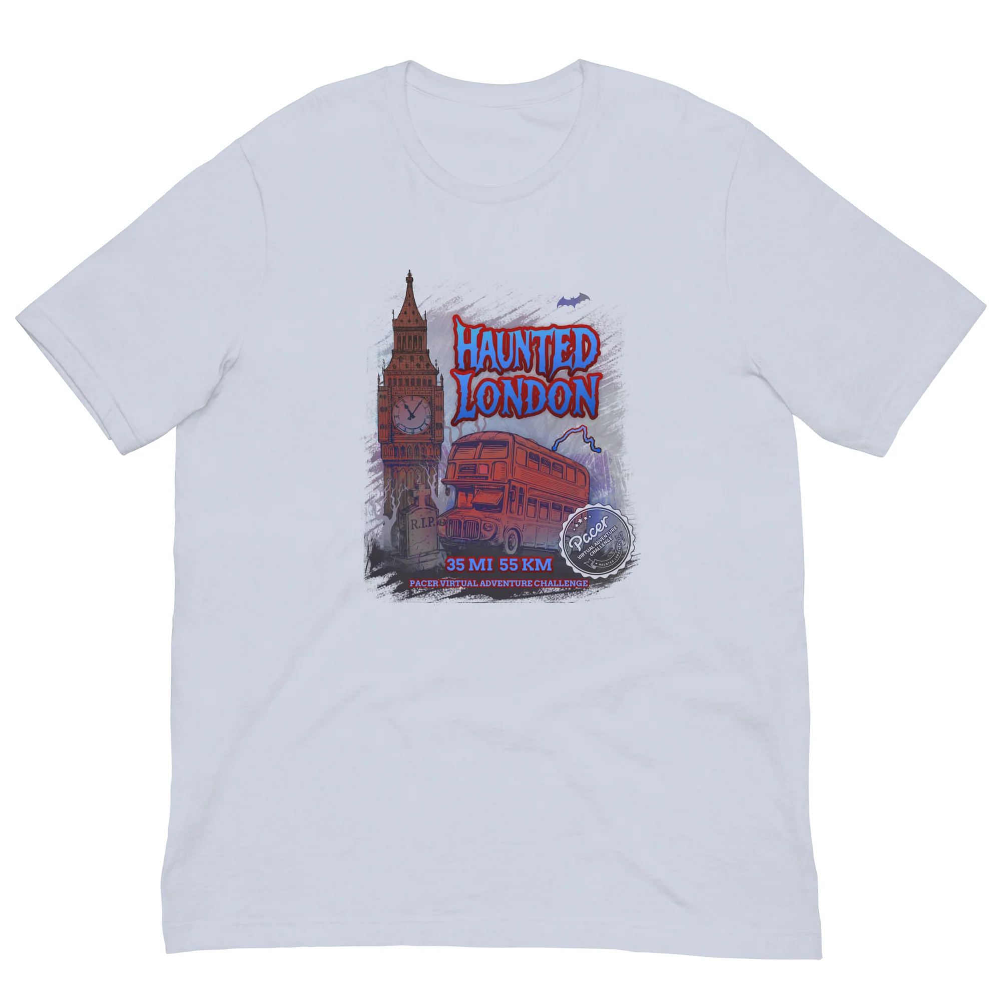 Haunted London Virtual Challenge Unisex t-shirt - Image 9