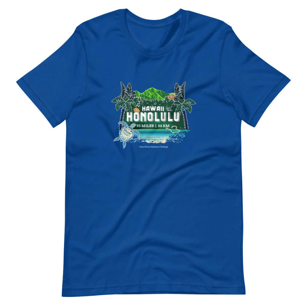 Hawaii Honolulu Virtual Challenge Unisex T-Shirt - Image 2