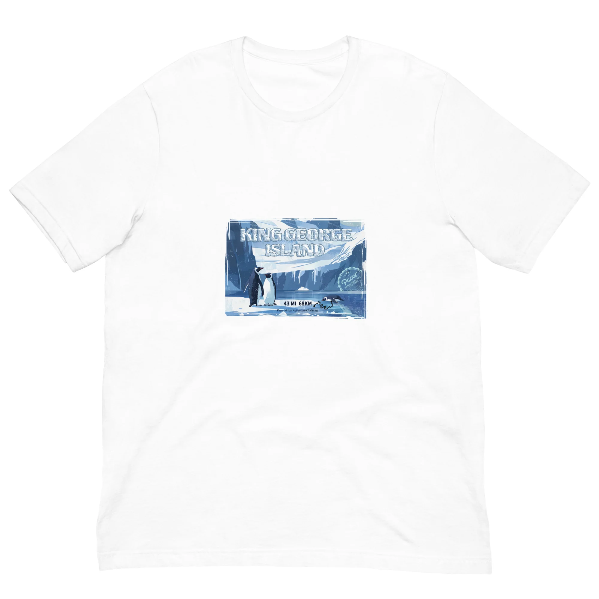 King George Island Virtual Challenge Unisex t-shirt - Image 9