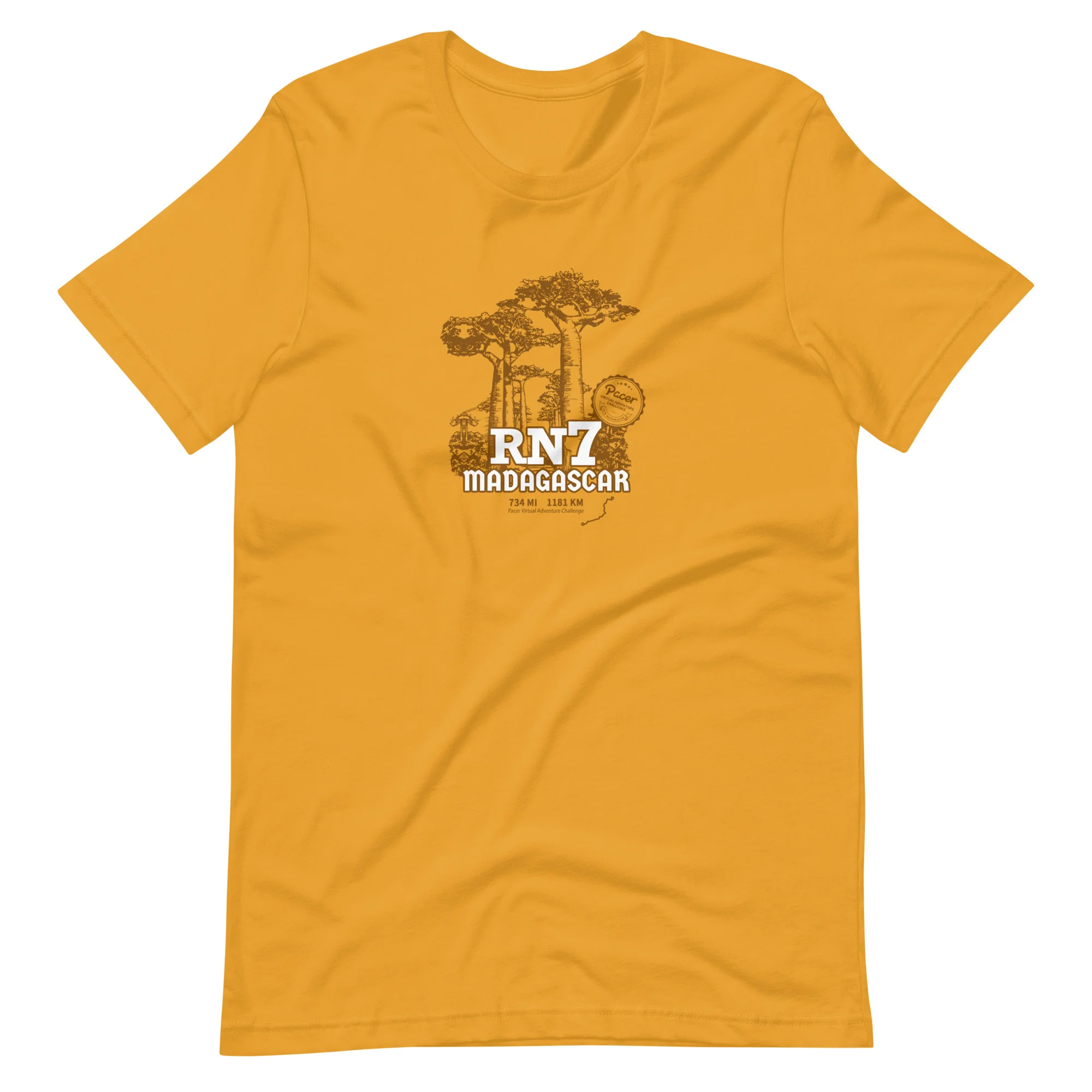 Madagascar RN7 Virtual Challenge Unisex t-shirt - Image 4