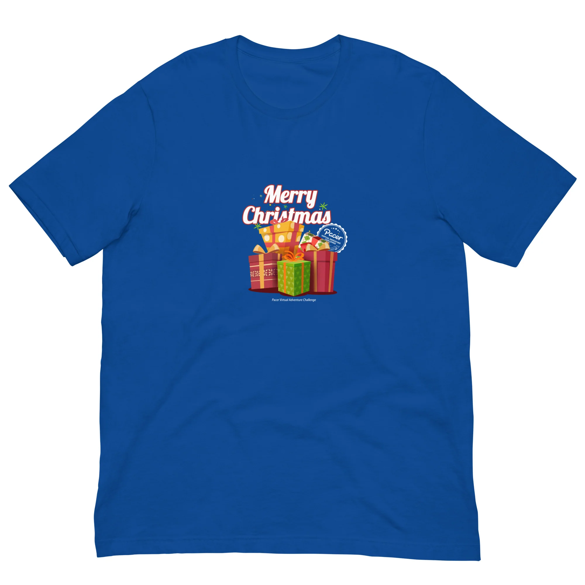Merry Christmas Gift Virtual Races Unisex t-shirt - Image 3