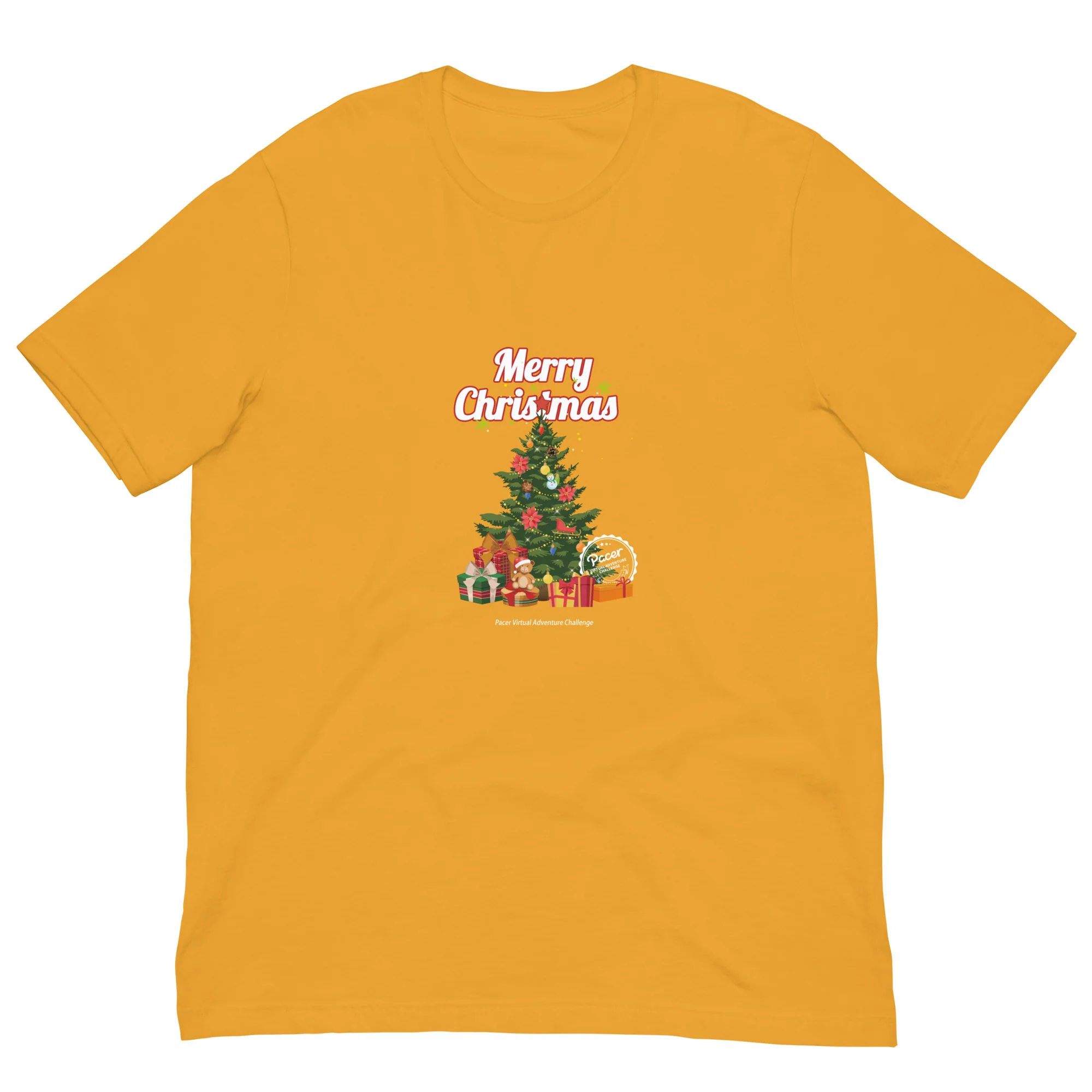 Merry Christmas Tree Virtual Races Unisex t-shirt - Image 5