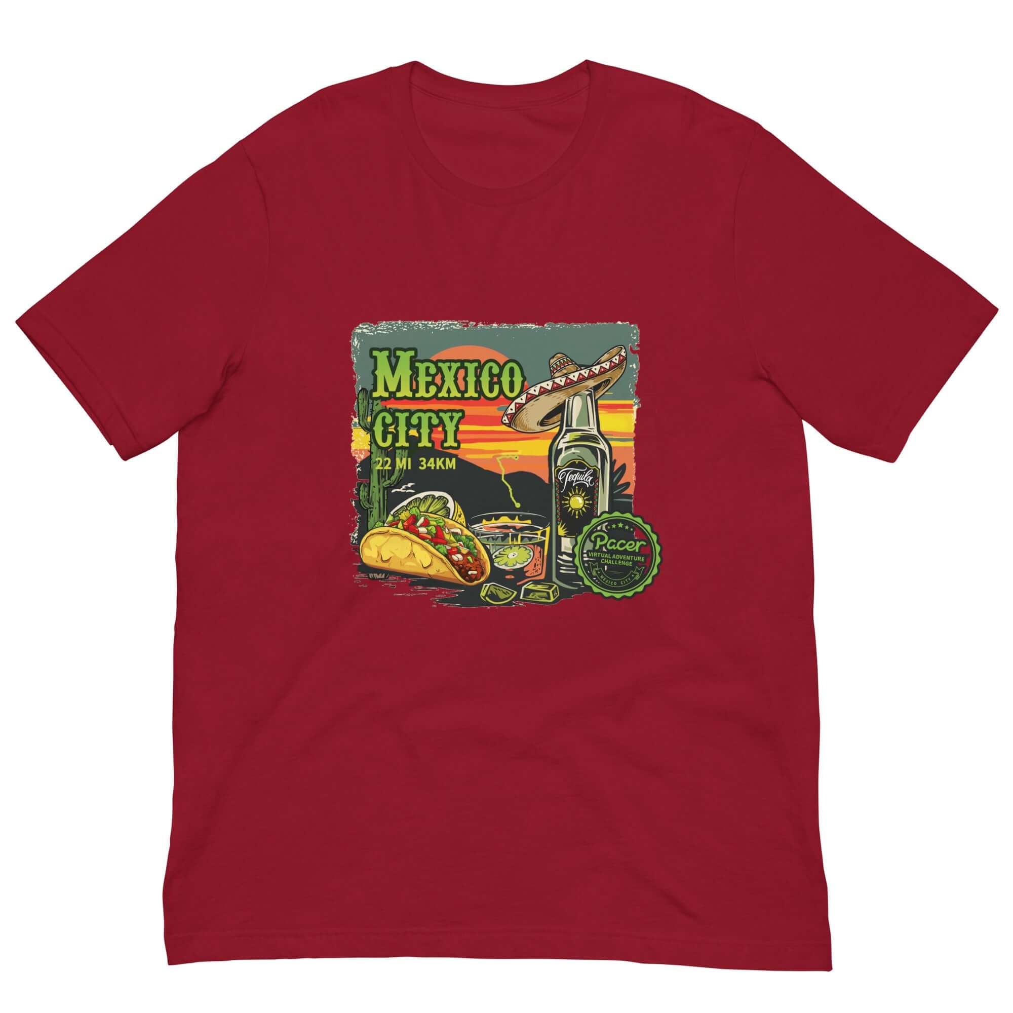 Mexico City Virtual Challenge Unisex t-shirt - Image 2