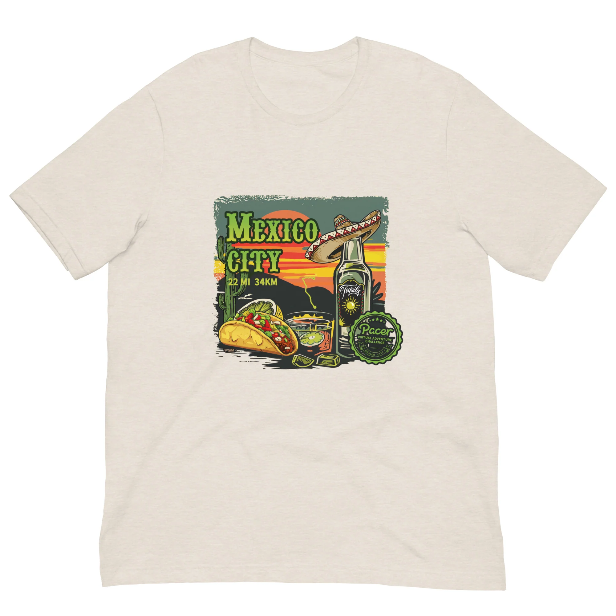 Mexico City Virtual Challenge Unisex t-shirt - Image 5