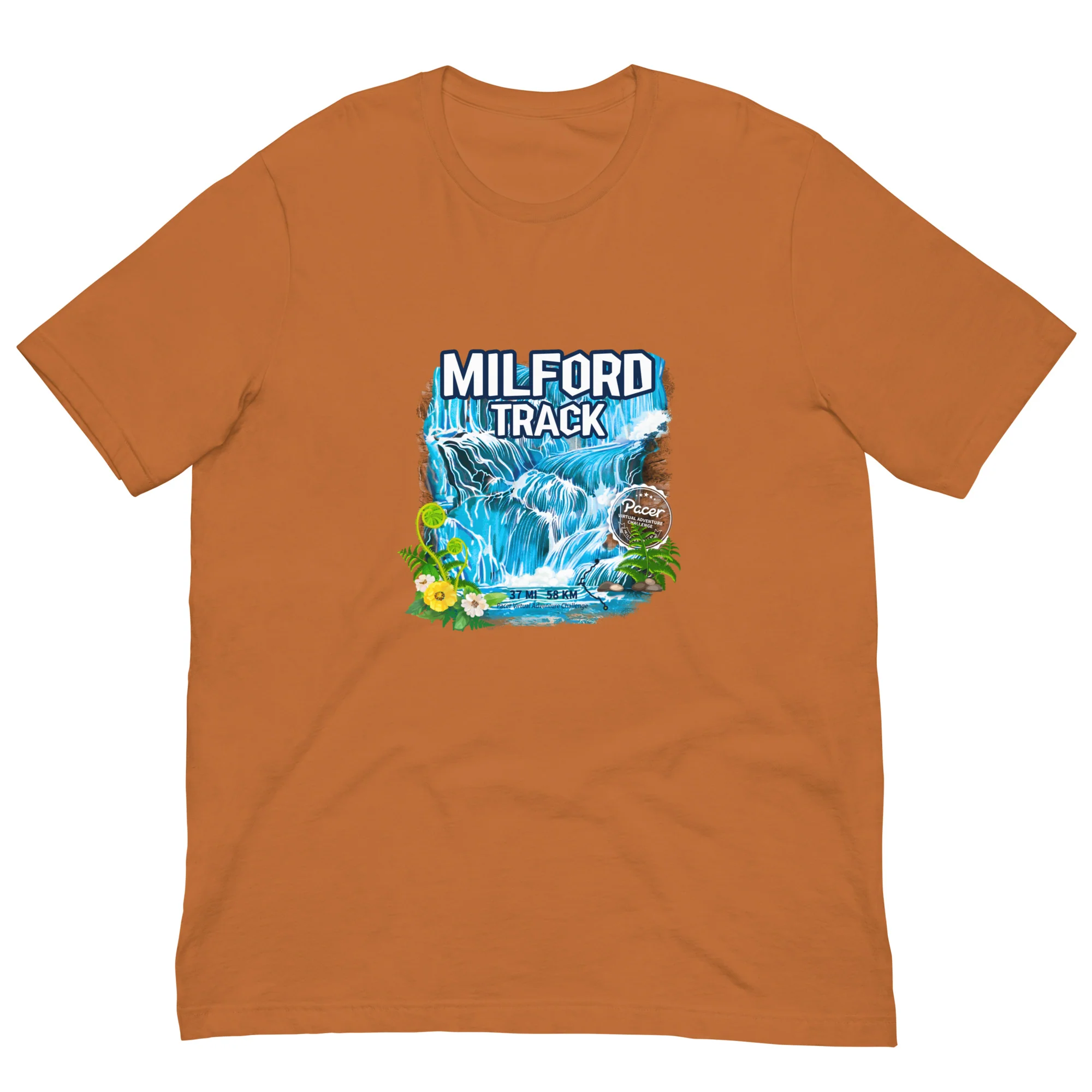 Milford Track Virtual Challenge Unisex t-shirt - Image 3