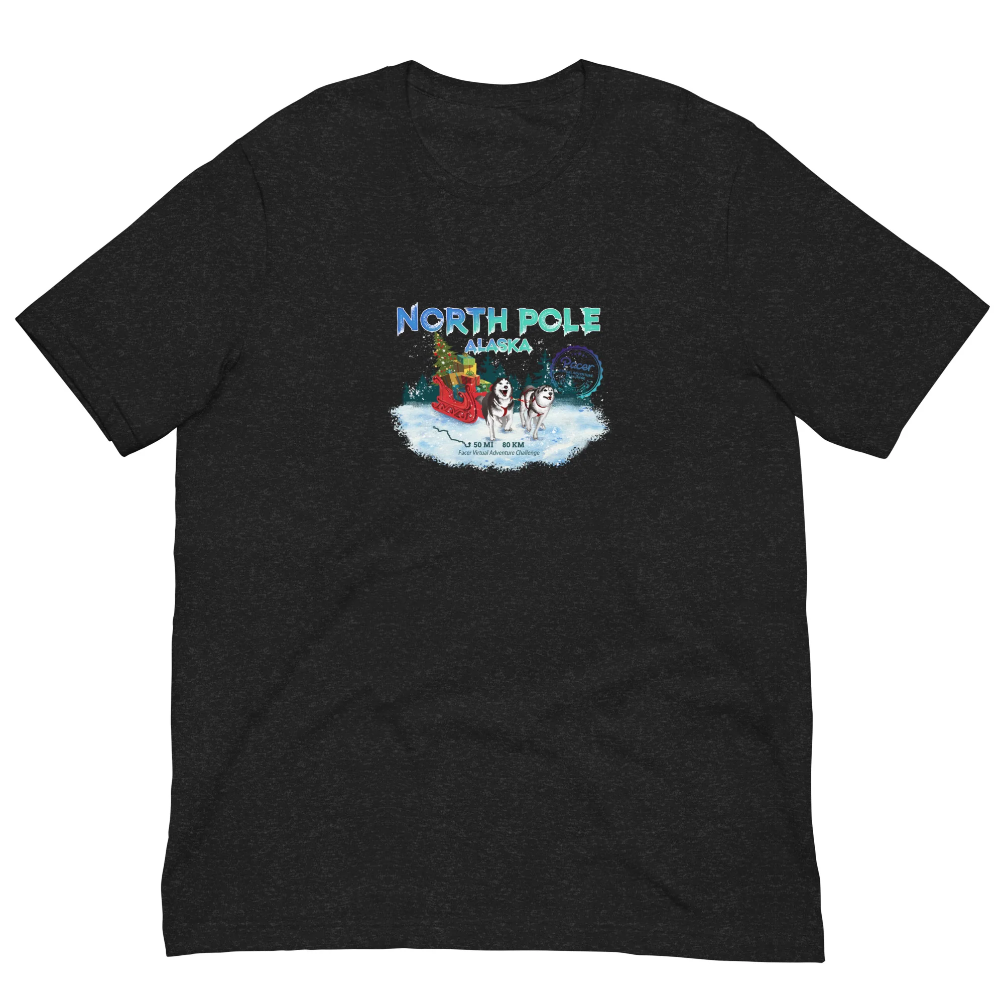 North Pole Alaska Virtual Challenge Unisex t-shirt - Image 2