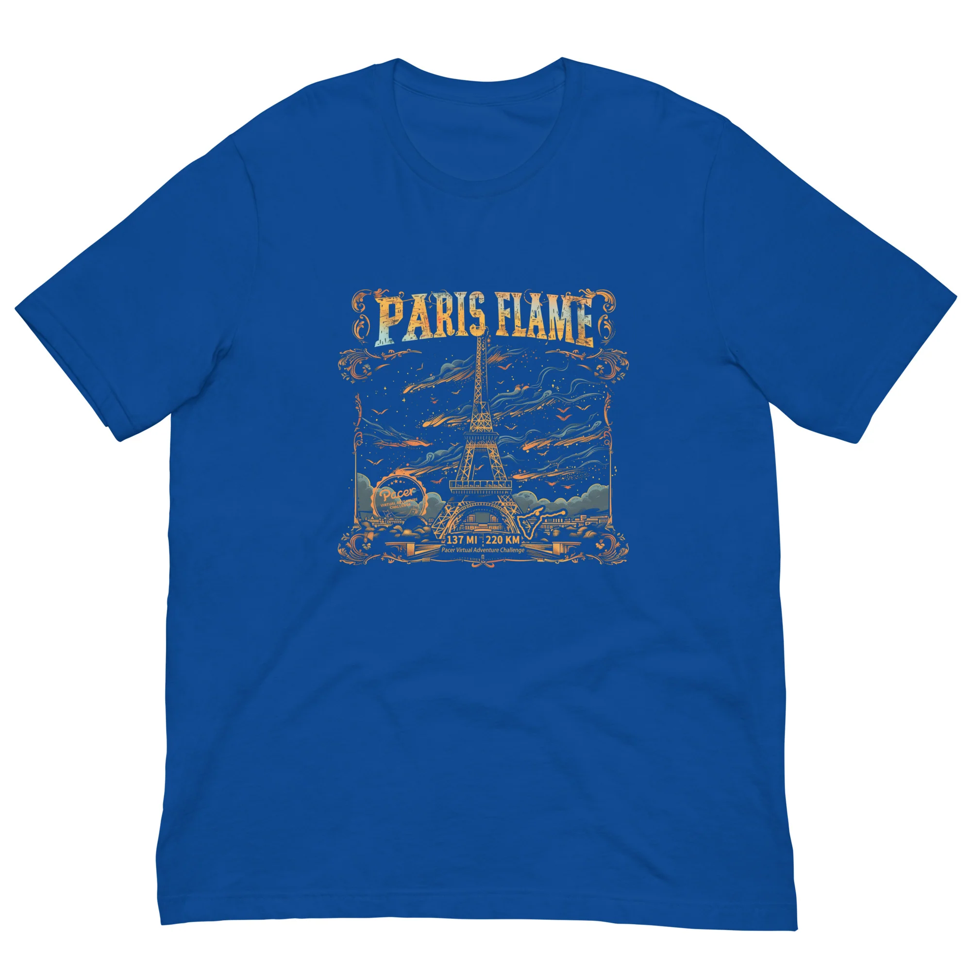 Paris Flame Virtual Challenge Unisex t-shirt - Image 5