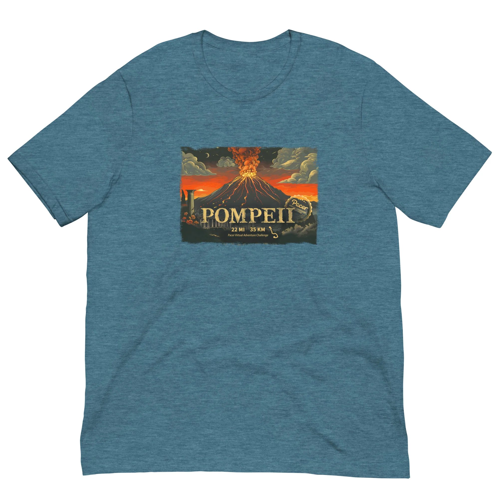Pompeii Virtual Challenge Unisex t-shirt - Image 3