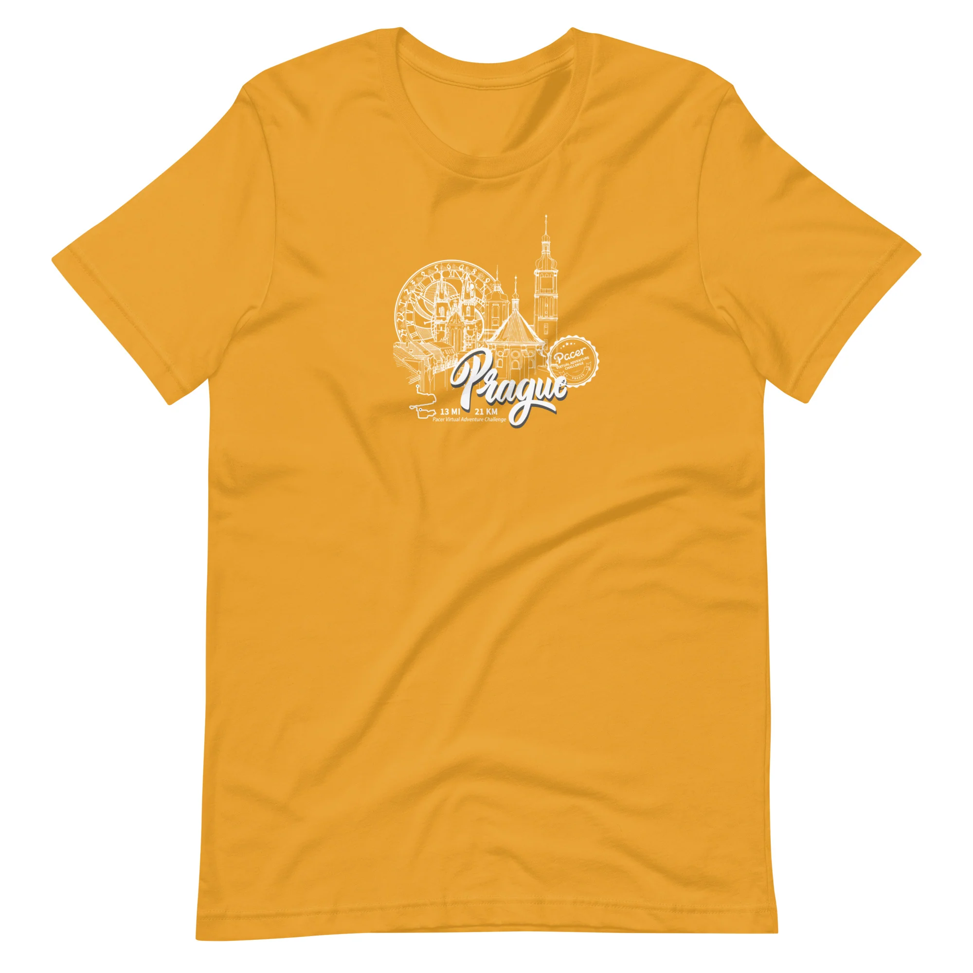 Prague Virtual Challenge Unisex T-Shirt - Image 3