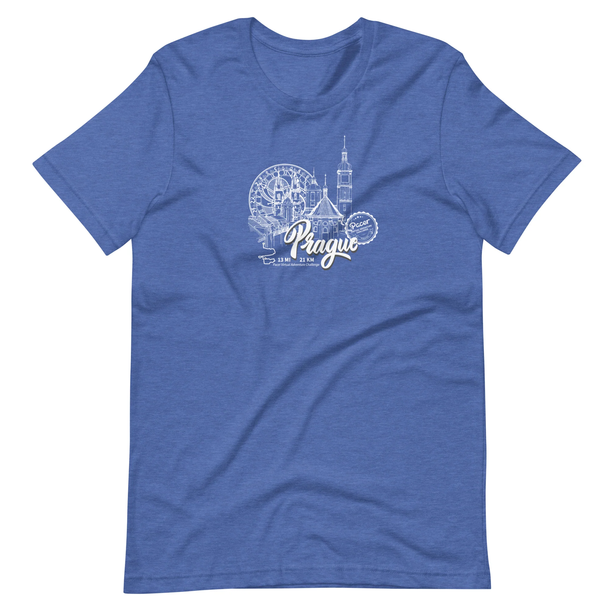 Prague Virtual Challenge Unisex T-Shirt - Image 4