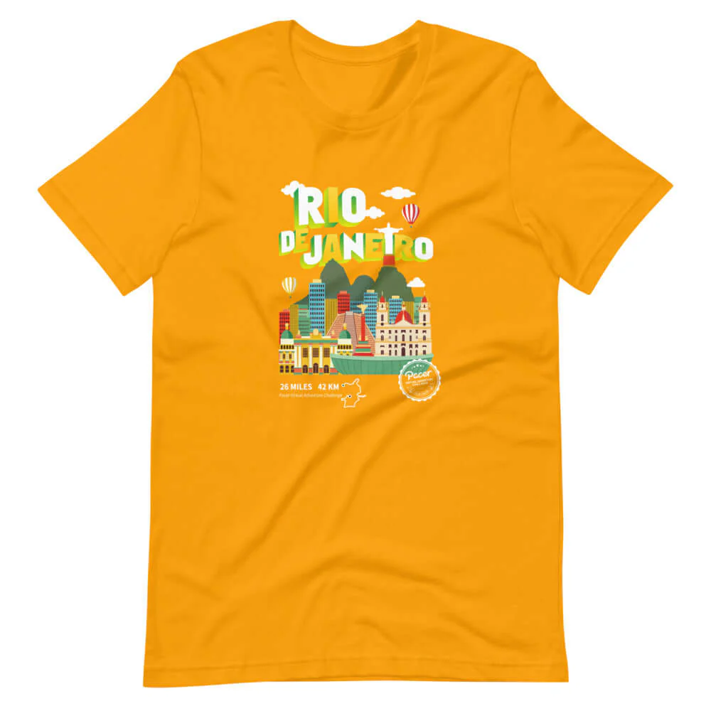Rio de Janeiro Virtual Challenge Unisex T-Shirt - Image 4
