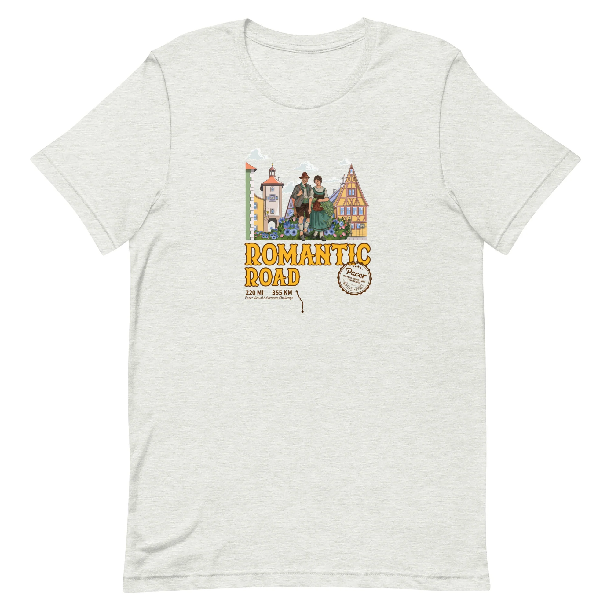 Romantic Road Virtual Challenge Unisex t-shirt - Image 2