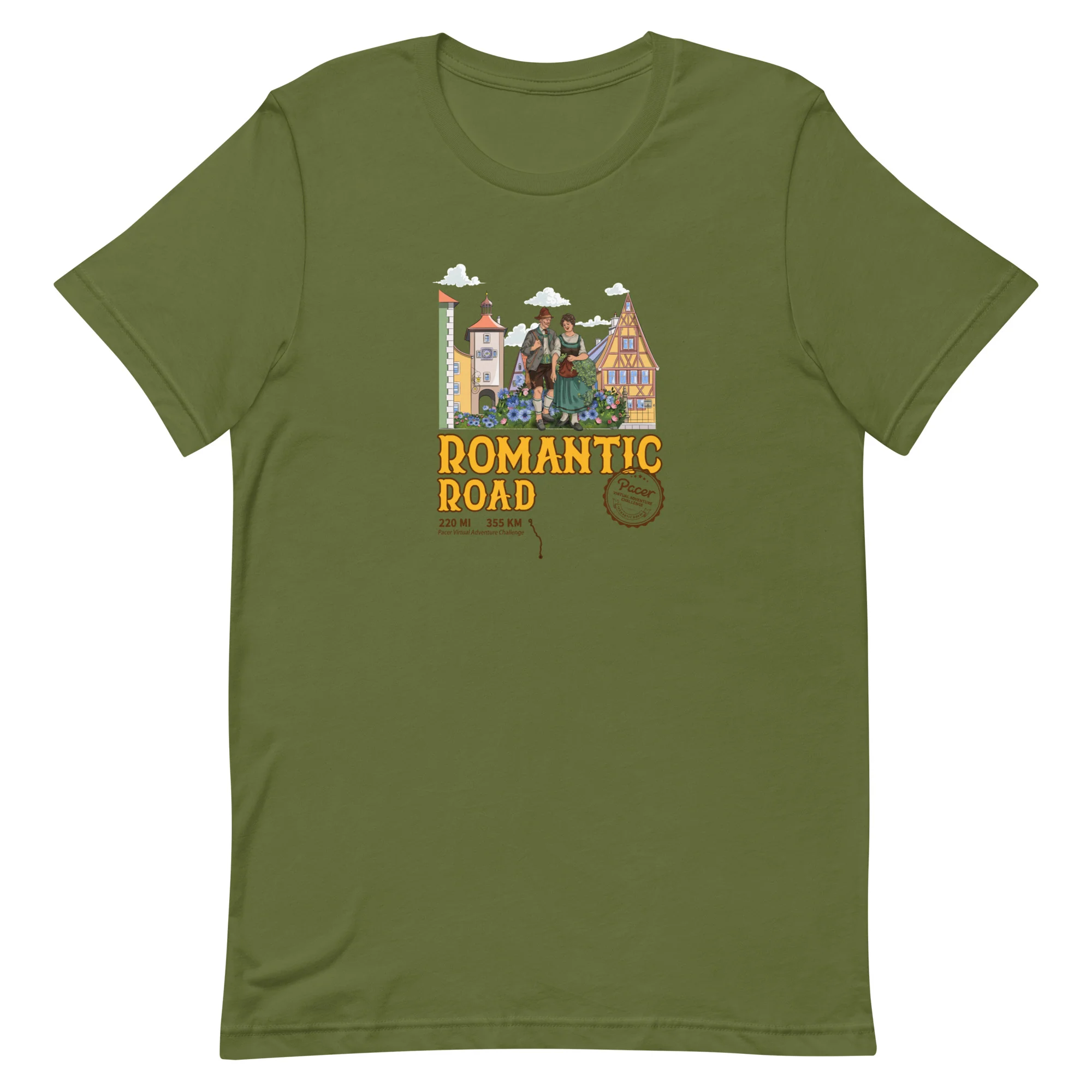 Romantic Road Virtual Challenge Unisex t-shirt - Image 3