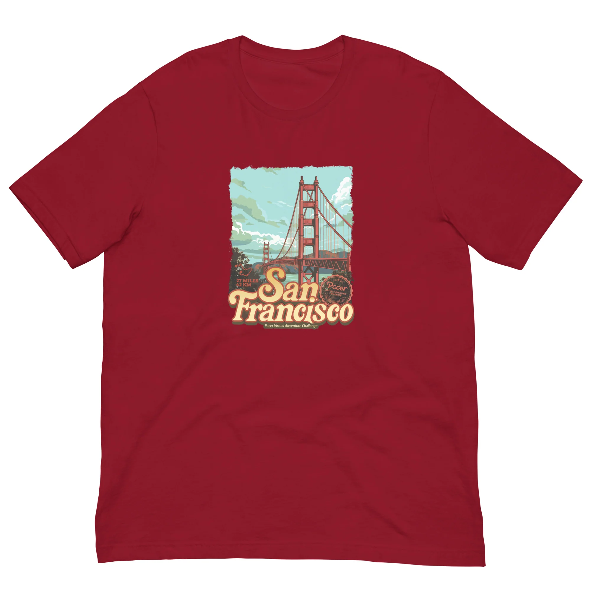 San Francisco Virtual Challenge Unisex t-shirt - Image 3