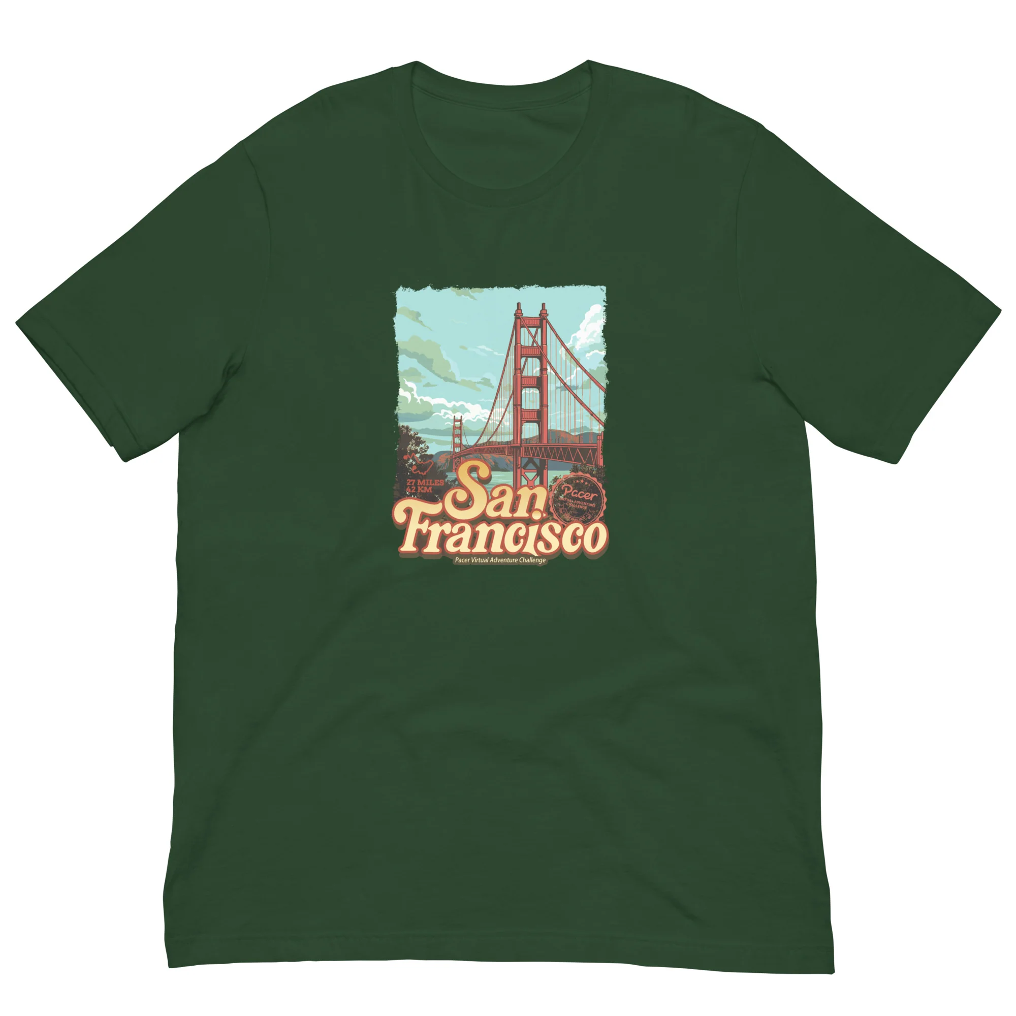 San Francisco Virtual Challenge Unisex t-shirt - Image 5