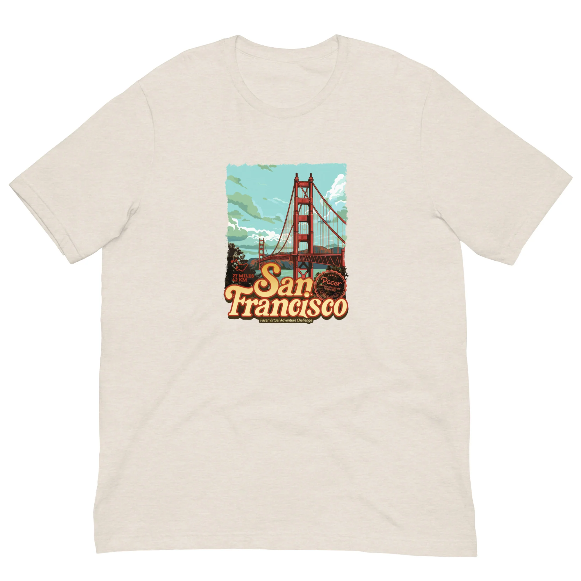 San Francisco Virtual Challenge Unisex t-shirt - Image 9