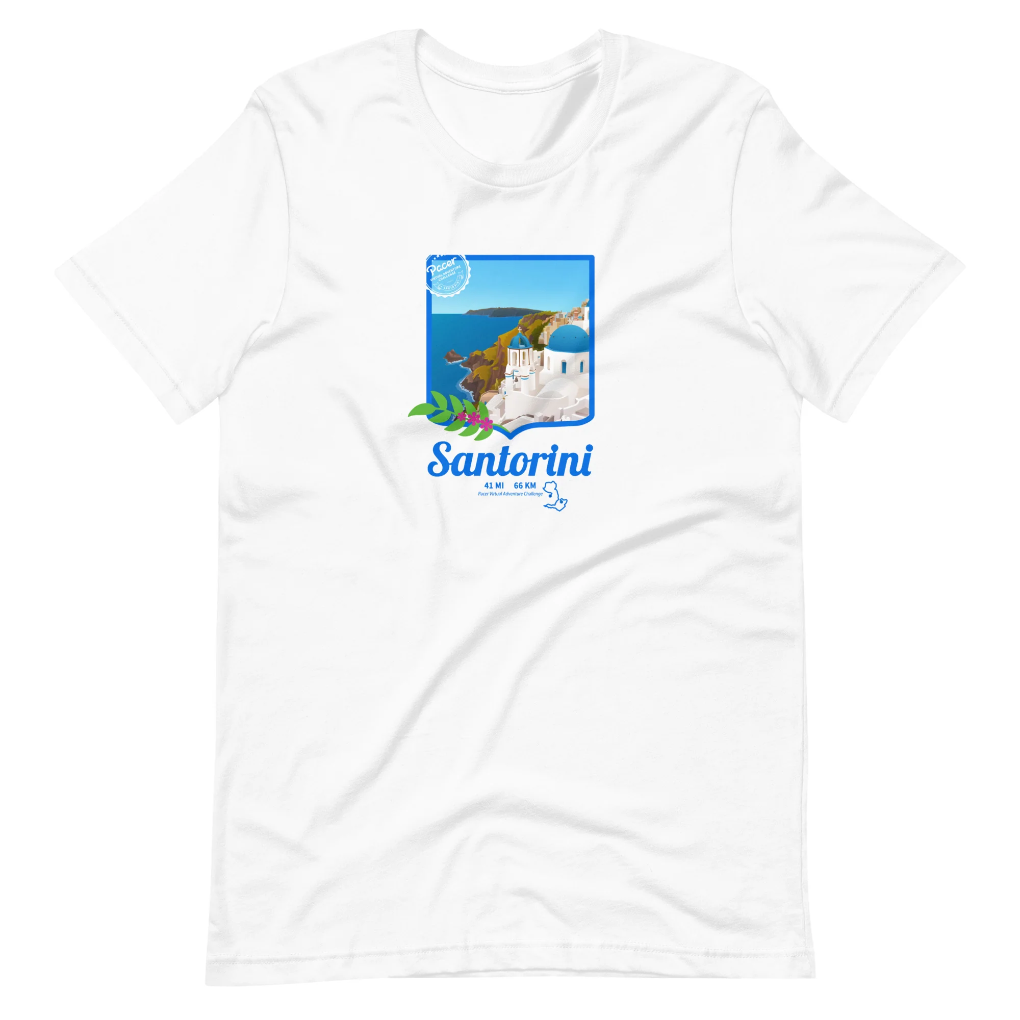 Santorini Virtual Challenge Unisex t-shirt - Image 2