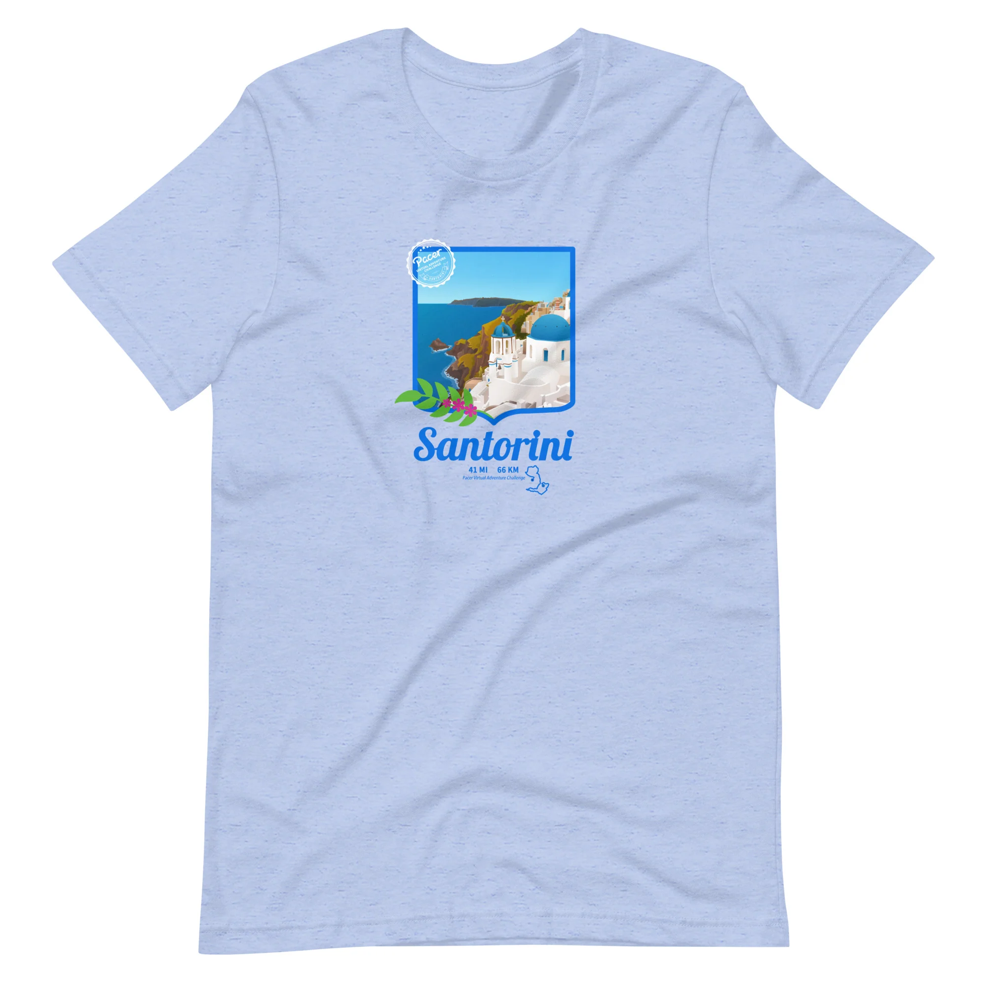 Santorini Virtual Challenge Unisex t-shirt - Image 4