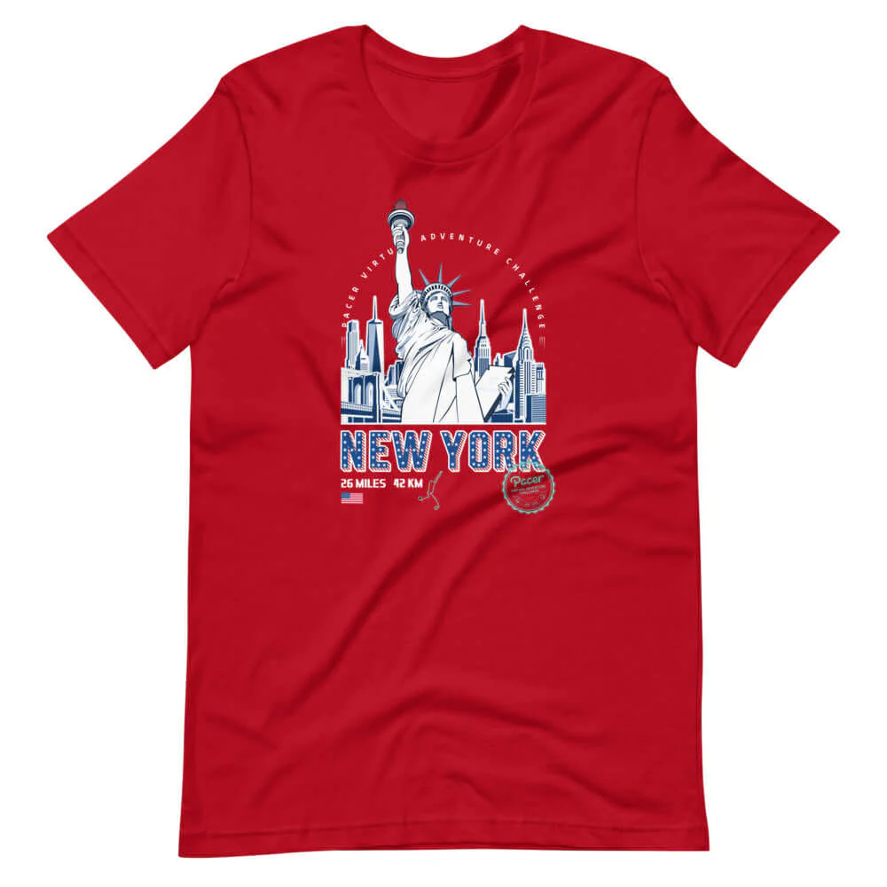 New York Virtual Challenge Unisex T-Shirt - Image 3