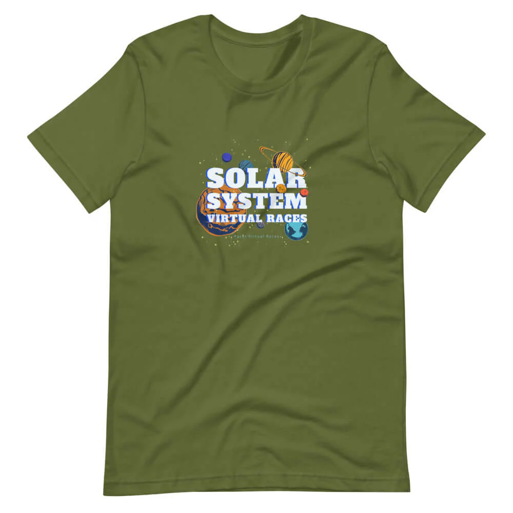 Solar System Virtual Race Series Unisex T-Shirt - Image 3