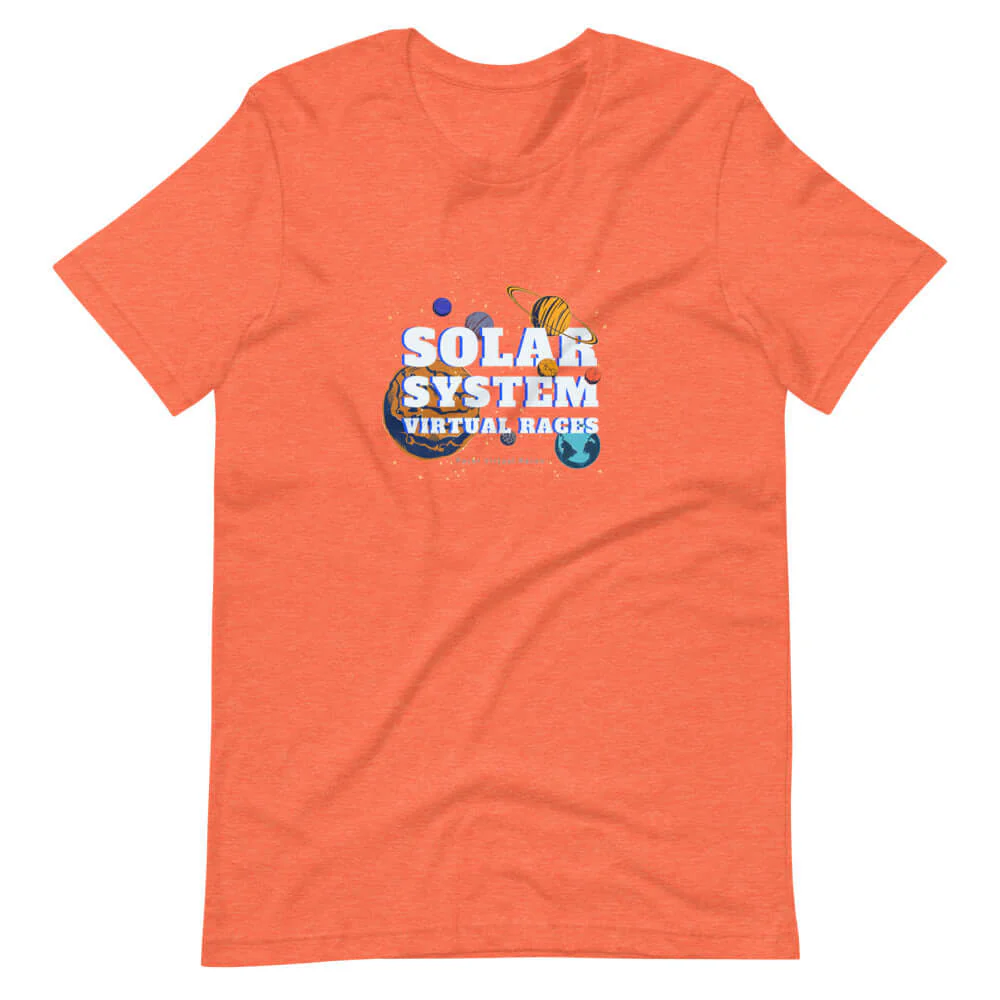 Solar System Virtual Race Series Unisex T-Shirt - Image 4