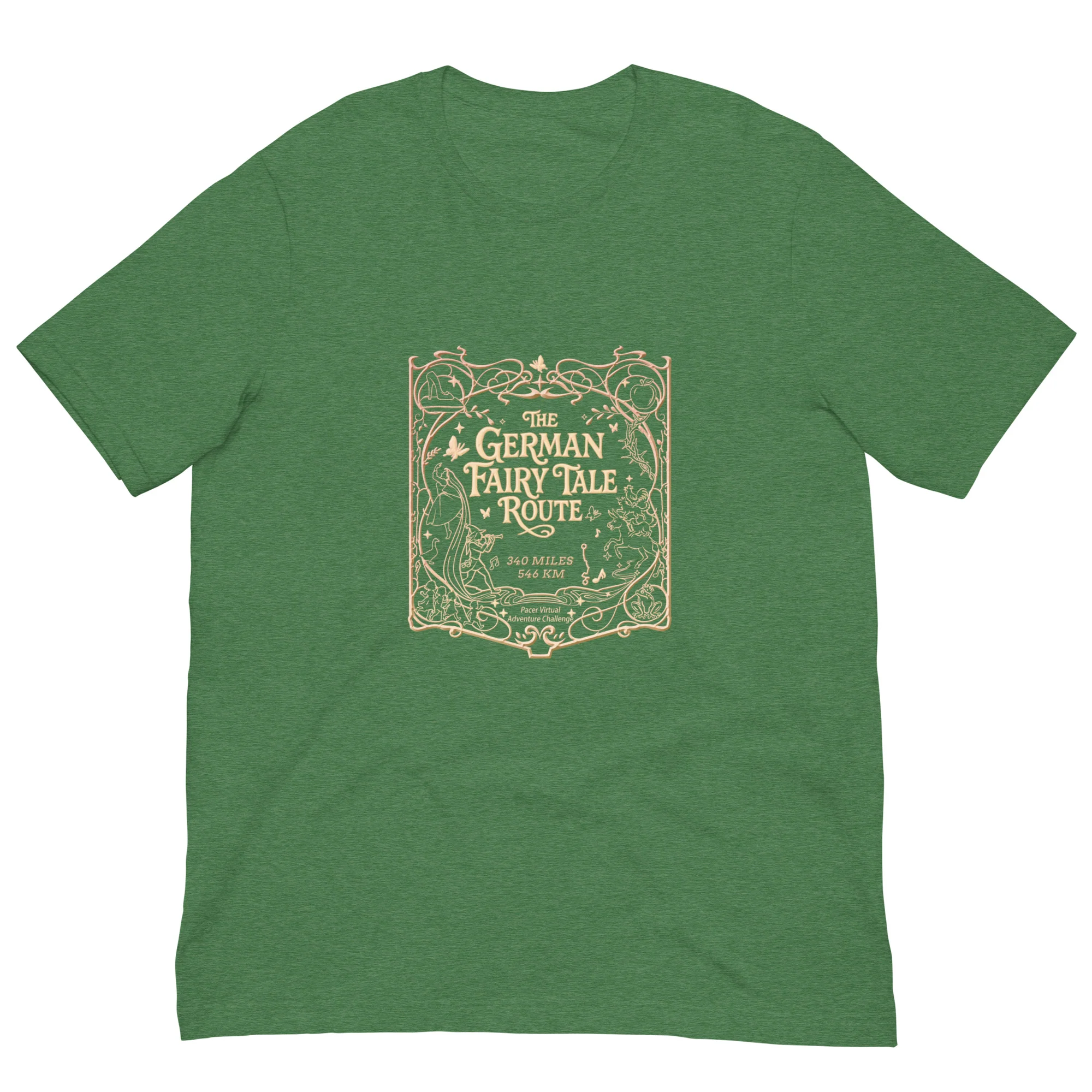 The German Fairy Tale Route Virtual Challenge Unisex t-shirt - Image 7