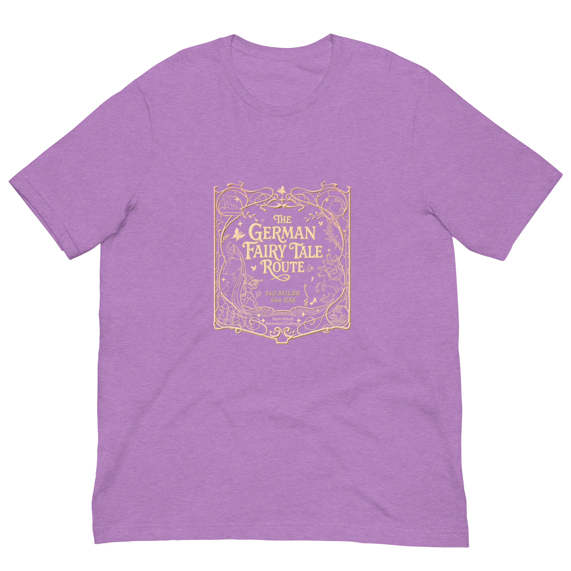 The German Fairy Tale Route Virtual Challenge Unisex t-shirt - Image 9