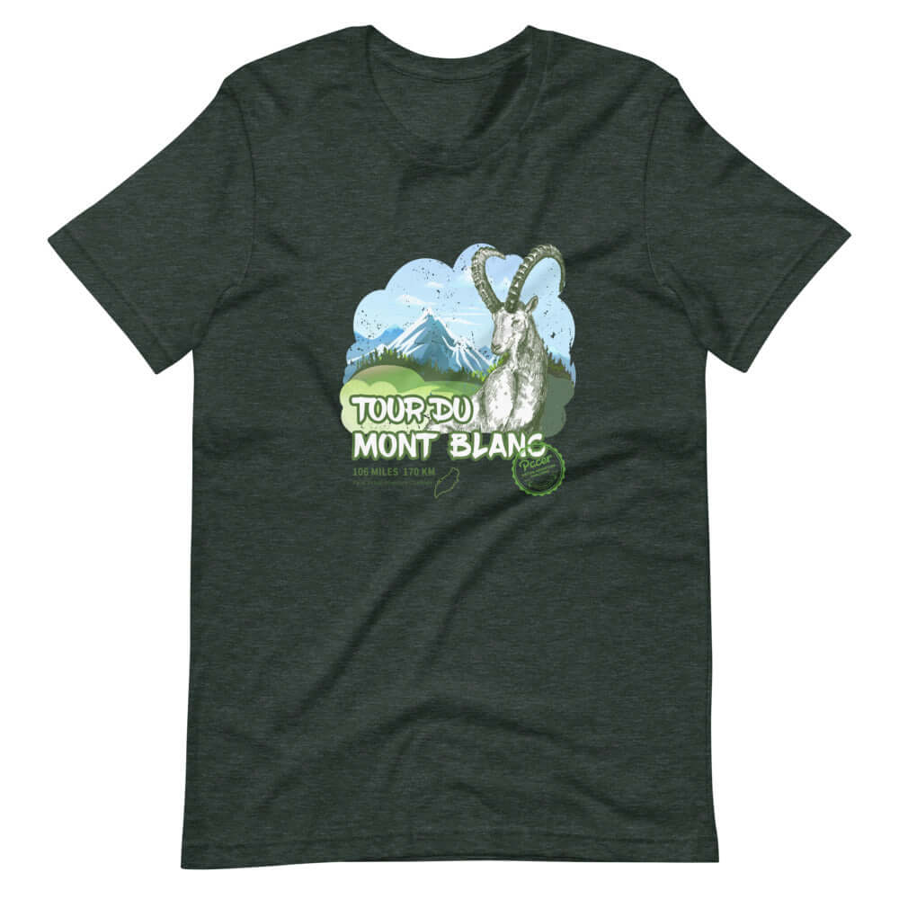 Tour du Mont Blanc Unisex T-Shirt - Image 3