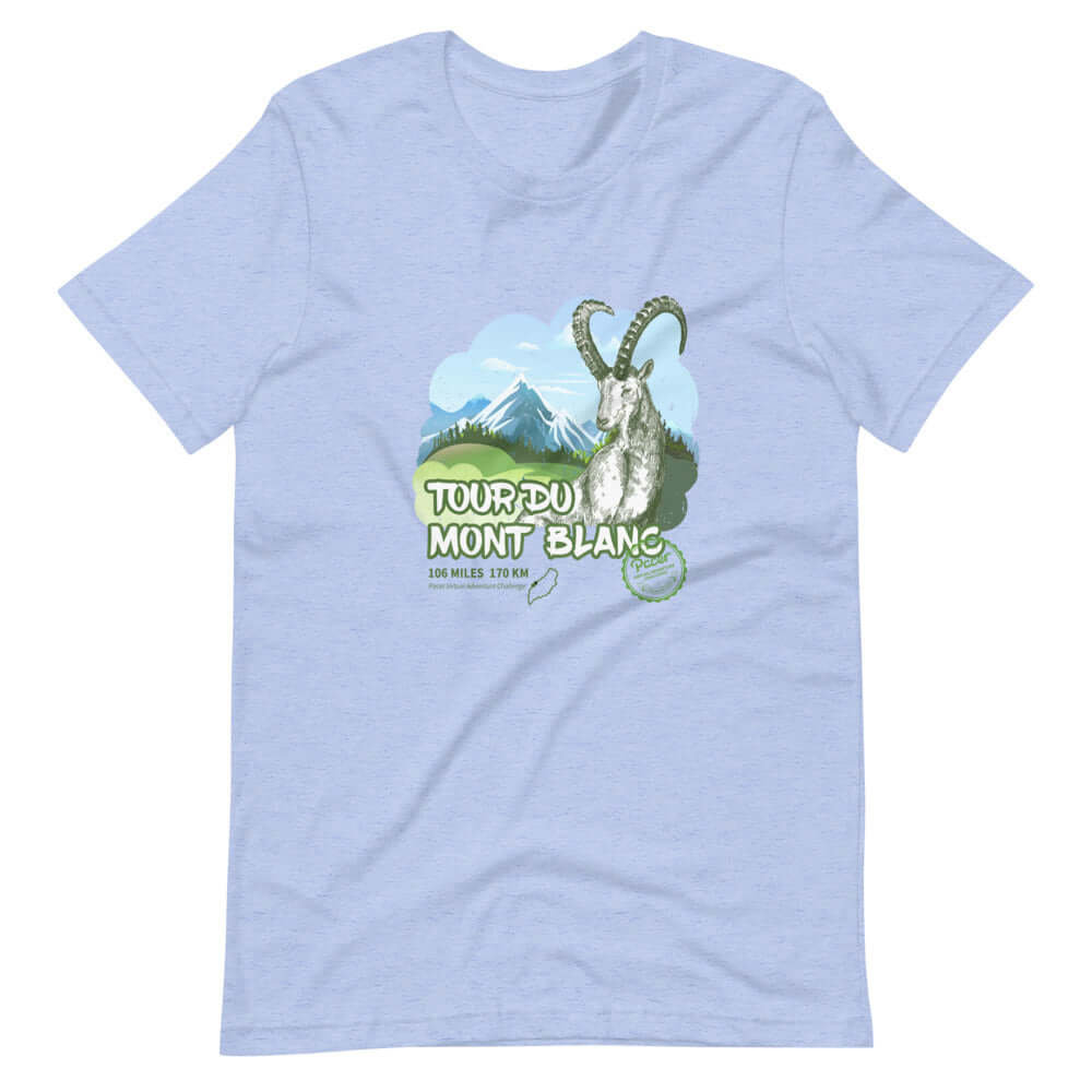 Tour du Mont Blanc Unisex T-Shirt - Image 4